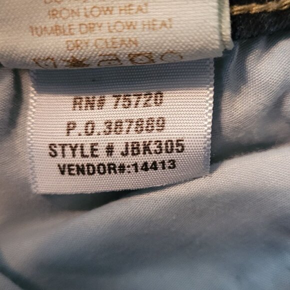 Daytrip Jeans Size 26 Virgo Cropped Skinny Ripped Stretch Medium Dark Wash - Picture 11 of 12